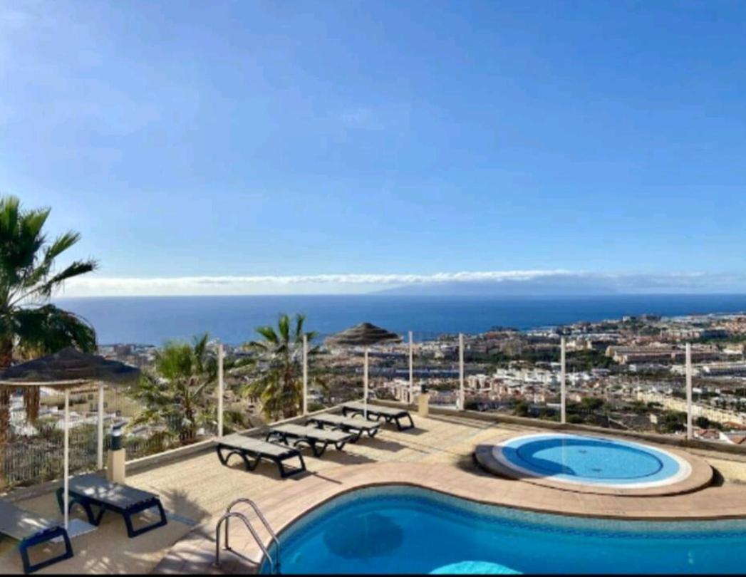 Luxury Sunset 408 Heated Pool With Air Condition And Sea Views アデヘ エクステリア 写真