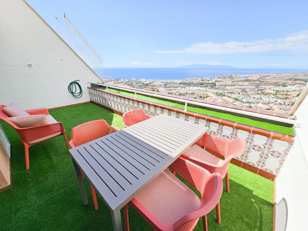 Luxury Sunset 408 Heated Pool With Air Condition And Sea Views アデヘ エクステリア 写真